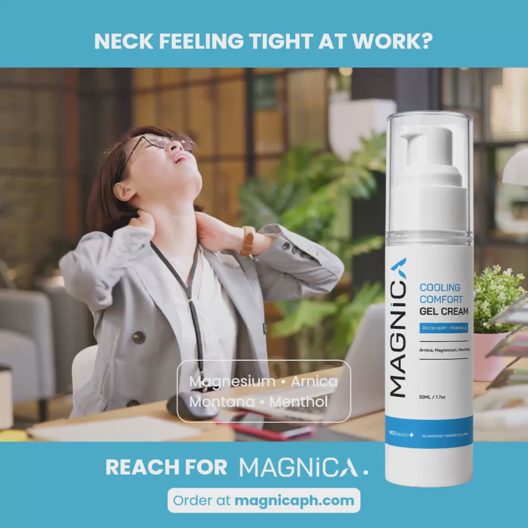 MAGNICA Duo - 2 Bottles, Cooling Comfort Gel Cream, Recovery Formula
